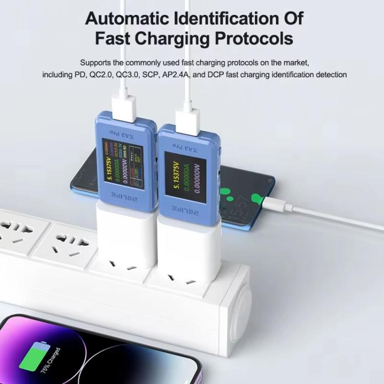 RELIFE XA3 Pro USB / Type-C Smart Detector Fast Charging Protocol Identification Detection - free shipping - PMC TechLife - Order now!