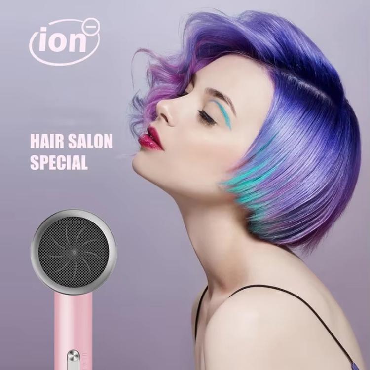 High-Speed Hair Dryer Salon & Home Blow Dryer with Blue Light Ionic Technology US Plug(Starry Sky Gray) - free shipping - PMC TechLife - Order now!