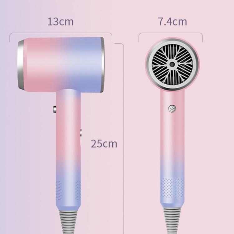 High-Speed Hair Dryer Salon & Home Blow Dryer with Blue Light Ionic Technology US Plug(Starry Sky Gray) - free shipping - PMC TechLife - Order now!