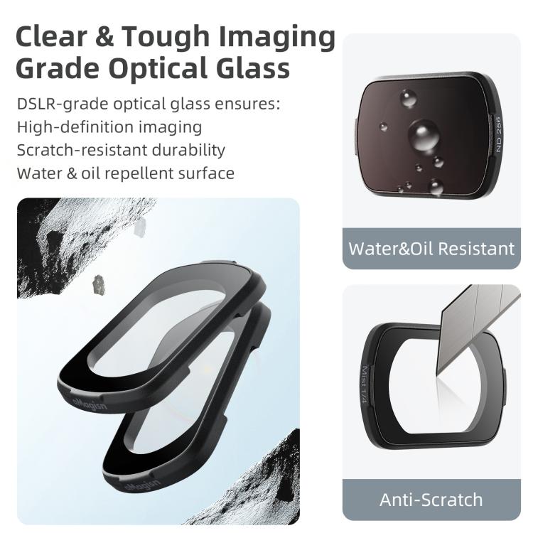 For DJI Osmo Pocket 3 aMagisn Adjustable Magnetic Filter Camera Lens Filters ND1000 - free shipping - PMC TechLife - Order now!
