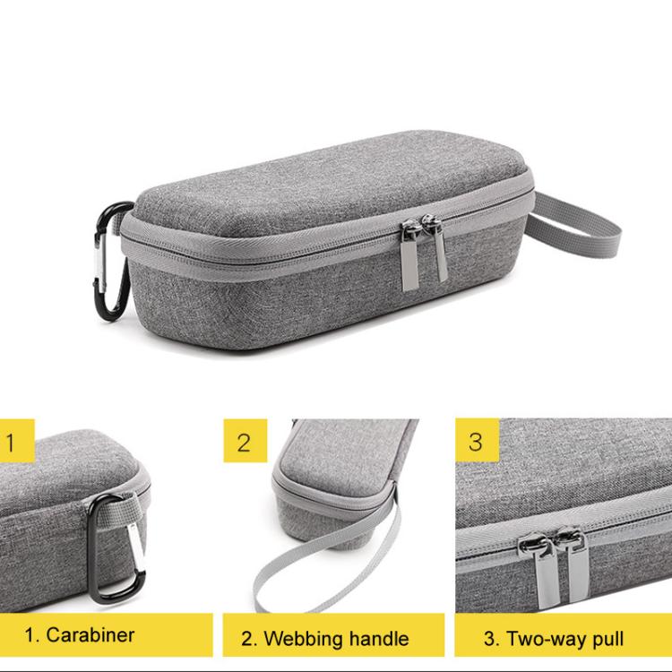 For DJI Pocket 3 BKANO Hard Shell Case Bag Handheld Camera Storage Box(Gray) - free shipping - PMC TechLife - Order now!