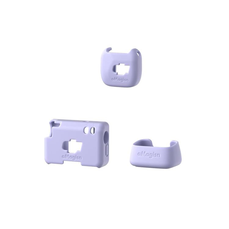 For DJI Mic Mini aMagisn MP01 Silicone Protective Case, Color: 3 In 1 Purple - free shipping - PMC TechLife - Order now!