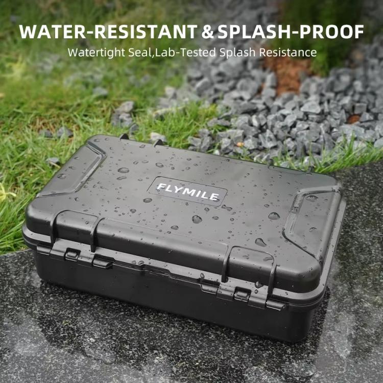 For Insta360 X5 Camera Flymile Portable Protective Hard Case Waterproof Shockproof Travel Carrying Storage Box(Black) - free shipping - PMC TechLife - Order now!