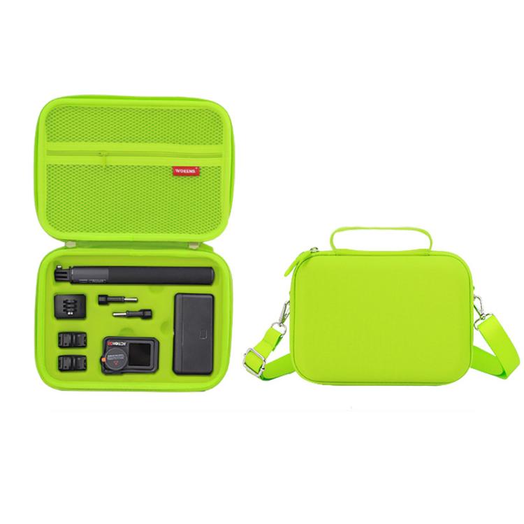 Carrying Case For DJI Action 5 Pro /Action 4 / Action 3 All-in-One Kit Durable Shoulder & Hand Carry Bag(Fluorescent Green) - free shipping - PMC TechLife - Order now!