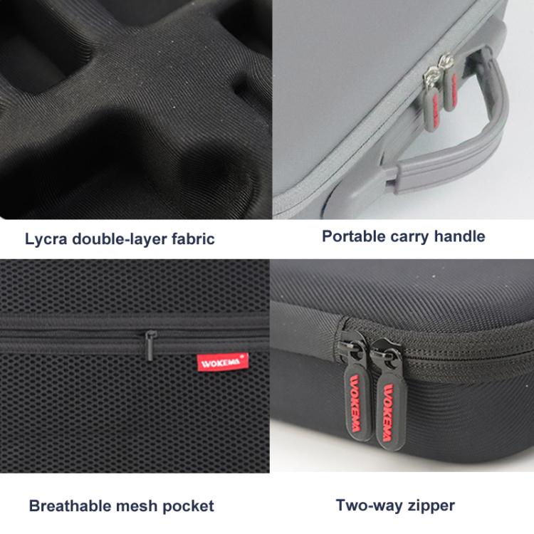 Carrying Case For DJI Action 5 Pro /Action 4 / Action 3 All-in-One Kit Durable Shoulder & Hand Carry Bag(Pink) - free shipping - PMC TechLife - Order now!