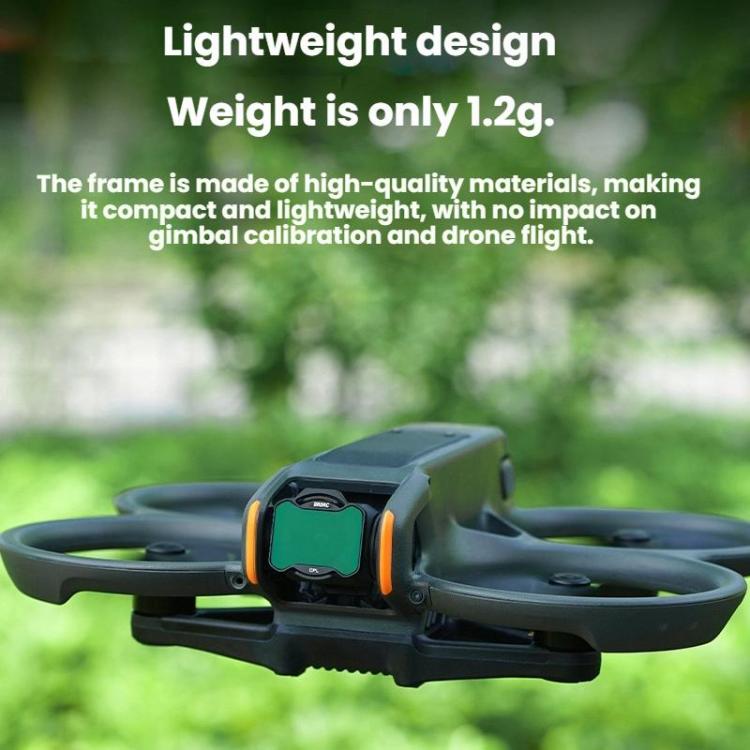 For DJI Avata 2 BRDRC Aluminum Frame Filter Accessories, Specification: ND16 - free shipping - PMC TechLife - Order now!