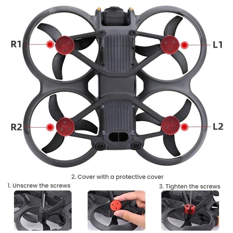 For DJI Avata 2 BRDRC Motor Dust Protection Cover Accessories, Specification: Bottom Cover + Lens Cover - free shipping - PMC TechLife - Order now!