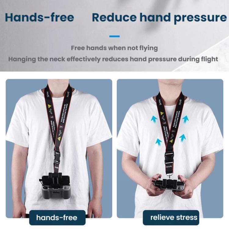 For DJI MINI 4 PRO/Mavic 3/AIR 3/NEO BRDRC Remote Control Widened Lanyard(Red Edge) - free shipping - PMC TechLife - Order now!