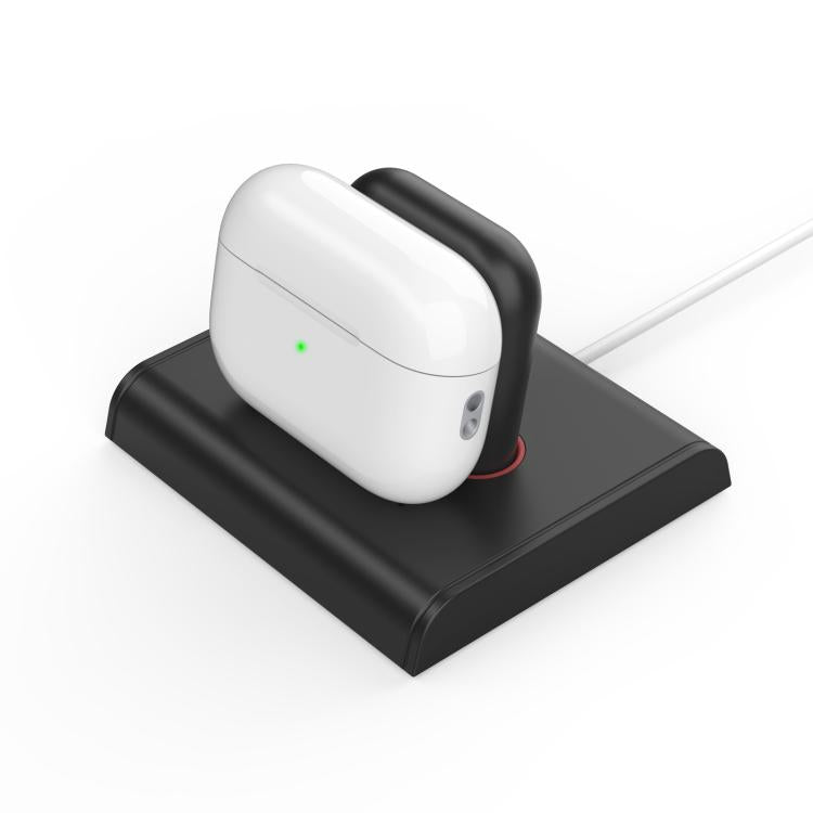 For Apple Watch / Earphone AhaStyle PT117-1 Charging Dock Plastic Storage Stand Without Charger(Black) - free shipping - PMC TechLife - Order now!