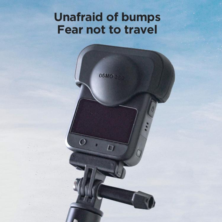 For DJI Osmo 360 Action Camera CYNOVA Silicone Lens Cap Shockproof Anti-Scratch Protective Case(Black) - free shipping - PMC TechLife - Order now!