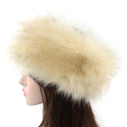 Unisex Winter Imitation Fox Fur Headband Bomber Hat, Size:L（58-60cm）(Gray) - Bomber Hats by PMC Jewellery | Online Shopping South Africa | PMC Jewellery