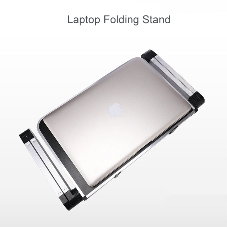 Universal 360 Degree Adjustment Folding Aluminum Alloy Laptop Stand(White) - Laptop Stand by PMC Jewellery | Online Shopping South Africa | PMC Jewellery | Buy Now Pay Later Mobicred