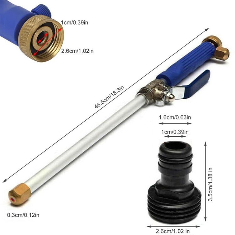 Garden Lawn Irrigation High Pressure Hose Spray Nozzle Car Wash Cleaning Tools (Black) - Watering & Irrigation by PMC TechLife | Online Shopping South Africa | PMC TechLife