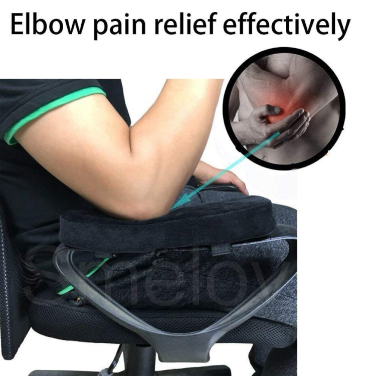 Chair Armrest Cushion Office Chair Pillow Pad Elbow Rest Cushion(Black) - Furniture Accessories by PMC TechLife | Online Shopping South Africa | PMC TechLife