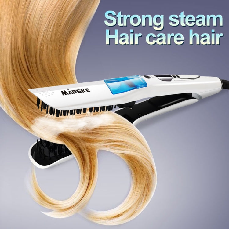 Professional Steam Hair Straightener Comb Brush Digital Control Ceramic Hair Iron Electric Hair Straightening Brush Styling Tool - Combs by PMC Jewellery | Online Shopping South Africa | PMC Jewellery