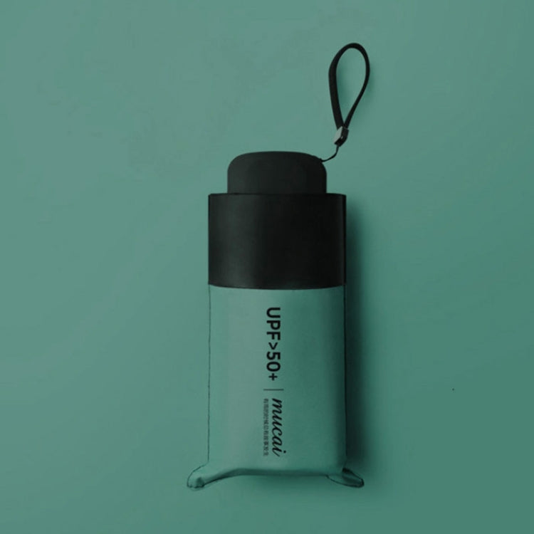 Mini Portable Umbrella Rain Women Windproof Durable 5 Folding Sun Umbrellas(Green) - free shipping - PMC TechLife - Order now!