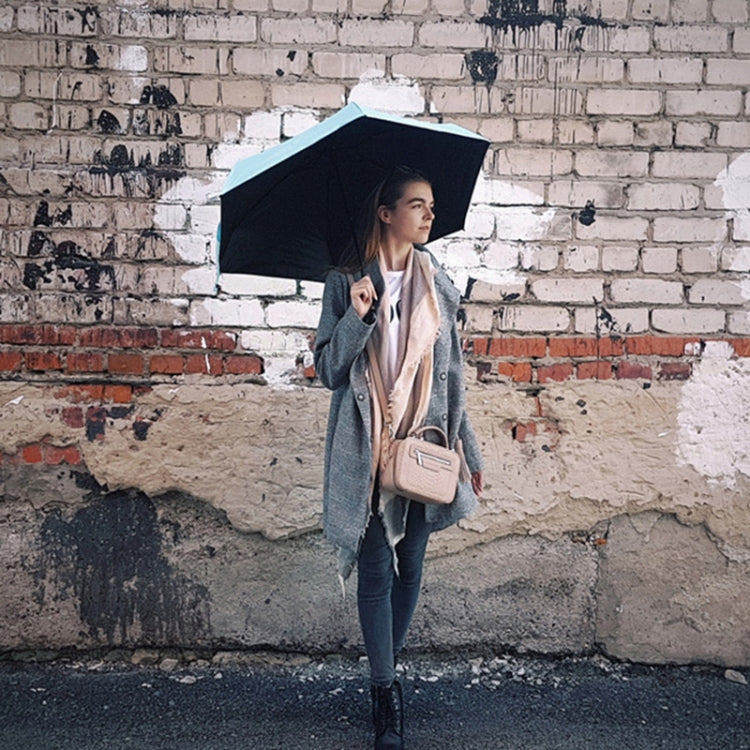 Mini Portable Umbrella Rain Women Windproof Durable 5 Folding Sun Umbrellas(Green) - free shipping - PMC TechLife - Order now!