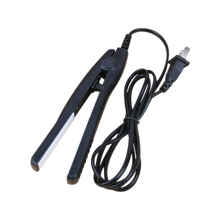 Mini Hair Straightener Ceramic Tourmaline Plates Curler(Black) - free shipping - PMC TechLife - Order now!
