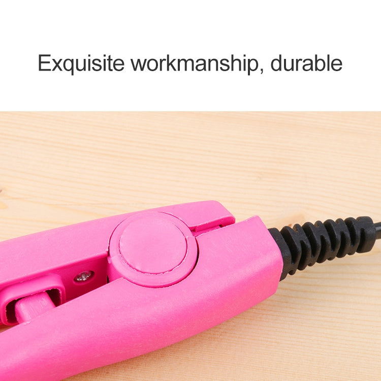 Mini Hair Straightener Ceramic Tourmaline Plates Curler(Black) - free shipping - PMC TechLife - Order now!