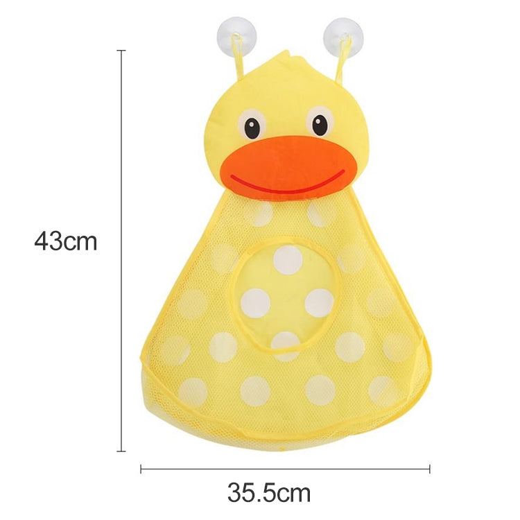Baby Shower Bath Toys Storage Mesh Bag with Strong Suction Cups(Yellow) - Storage Bags by PMC TechLife | Online Shopping South Africa | PMC TechLife