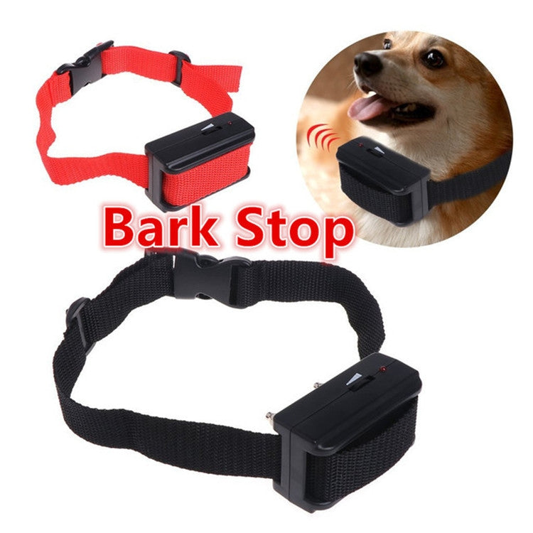 Pet Bark Stopper Automatic Dog Trainer Electric Shock Collar(Red) - Training Aids by PMC TechLife | Online Shopping South Africa | PMC TechLife