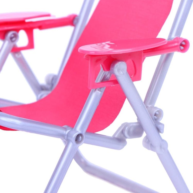 1:6 Folding Canvas Beach Chair Recliner for Barbie Doll(No Doll) - Pretend Play Toys by PMC Jewellery | Online Shopping South Africa | PMC Jewellery