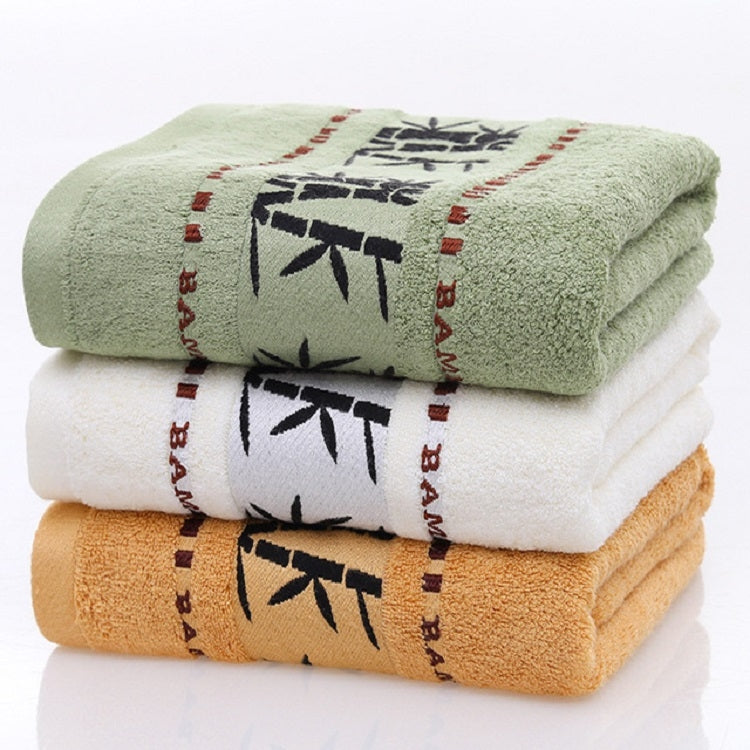 Bamboo Fiber Ink Bamboo Plain Thick Absorbent Soft Adult Bath Towel(Coffee Color) - free shipping - PMC TechLife - Order now!
