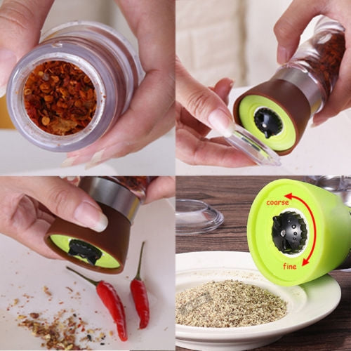 Multi-Function Seasoning Tank Kitchen Gadget Manual Creative Pepper Grinder(Red) - Condiment Bottles & Hip Flasks by PMC TechLife | Online Shopping South Africa | PMC TechLife | Buy Now Pay Later Mobicred