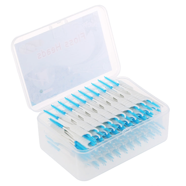 200pcs / Box Double Head Soft Silicone Spiral Floss Portable Dental Care Cleaning Tool - Dental Tools by PMC Jewellery | Online Shopping South Africa | PMC Jewellery | Buy Now Pay Later Mobicred