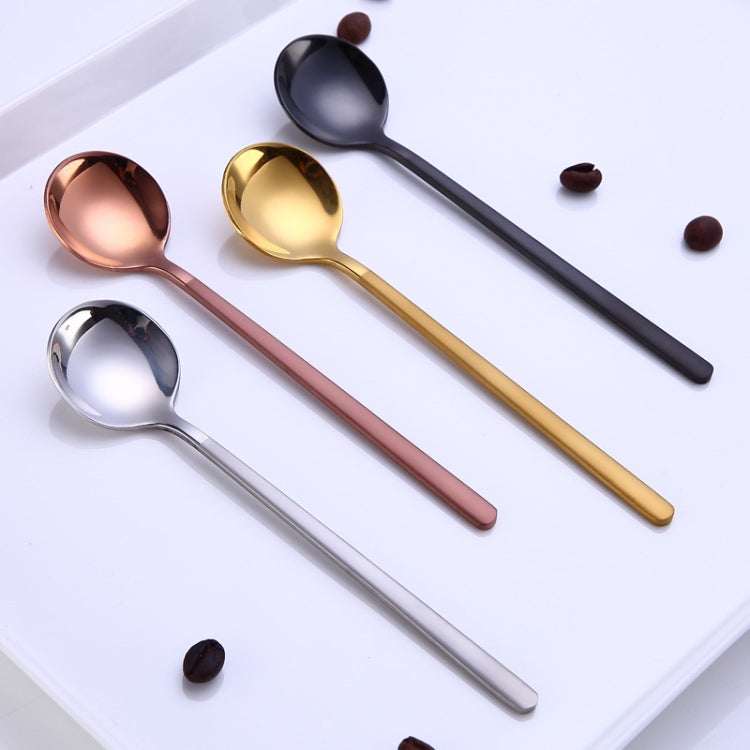 Mini Accessories Coffee Spoon Kitchen Dessertspoon Dining Round Shape Coffee  Stainless Steel Home, Size:15cm(Silver) - free shipping - PMC TechLife - Order now!