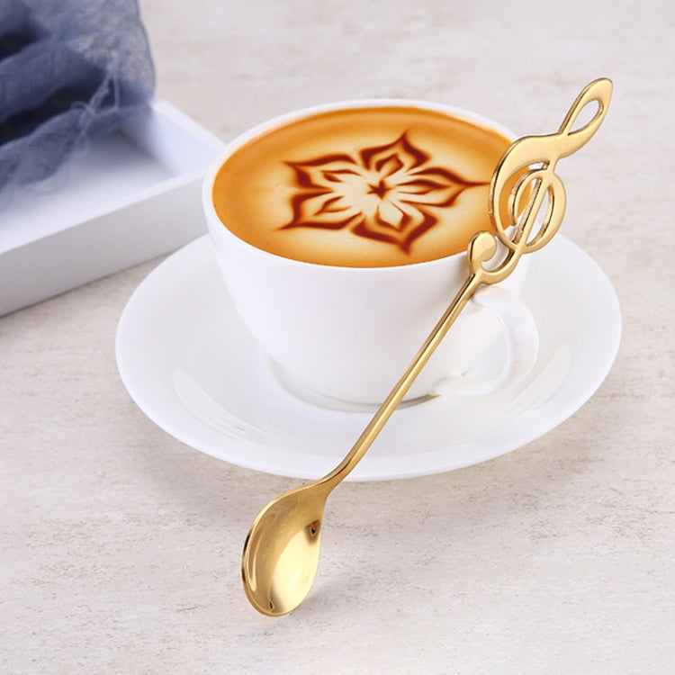 Creative Musical Note Spoon Coffee Stirring Scoop Stainless Steel Titanium Music Bar Spoon Gift Spoon(Purple) - free shipping - PMC TechLife - Order now!
