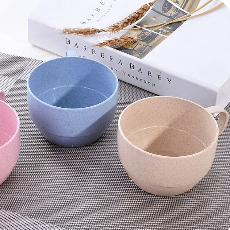 Wheat Straw Coffee Cup Tea Milk Breakfast Cups(Beige) - free shipping - PMC TechLife - Order now!