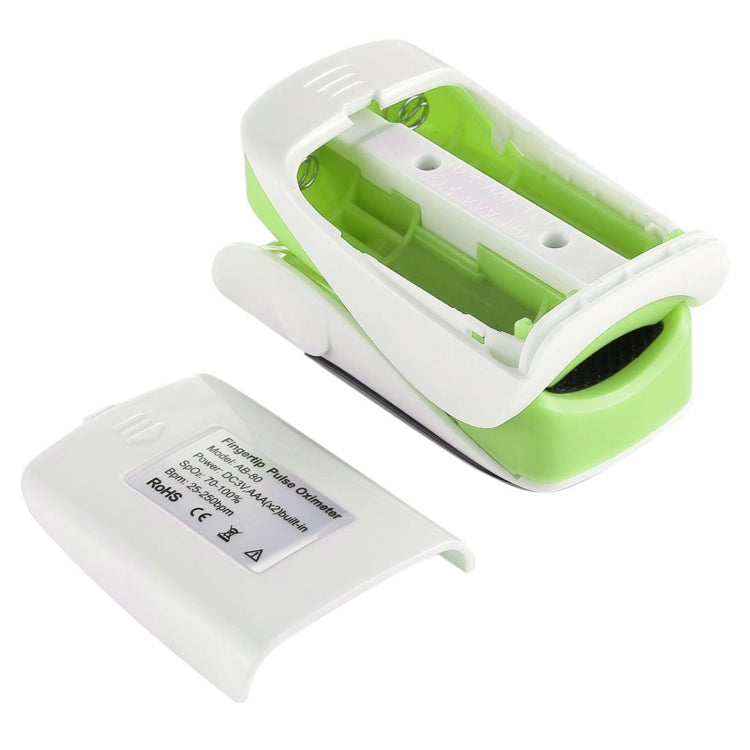 AB-80 Precision Finger Pulse Oximeter Blood Oxygen Monitor(Green) - free shipping - PMC TechLife - Order now!