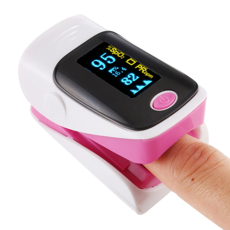 AB-80 Precision Finger Pulse Oximeter Blood Oxygen Monitor(Pink) - free shipping - PMC TechLife - Order now!