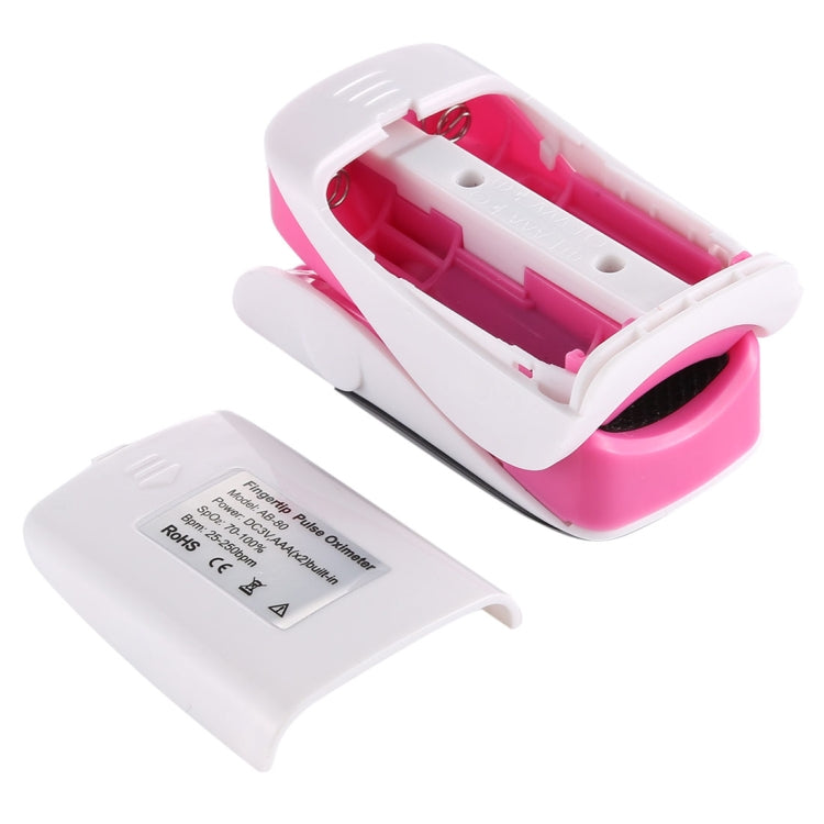 AB-80 Precision Finger Pulse Oximeter Blood Oxygen Monitor(Pink) - free shipping - PMC TechLife - Order now!