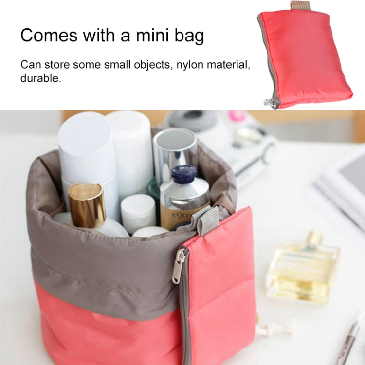 Large-capacity Cosmetic Bag Travel Suit Wash Bag Outdoor Waterproof Storage Bag Cylinder Wash Bag(Red) - Storage Boxes by PMC Jewellery | Online Shopping South Africa | PMC Jewellery