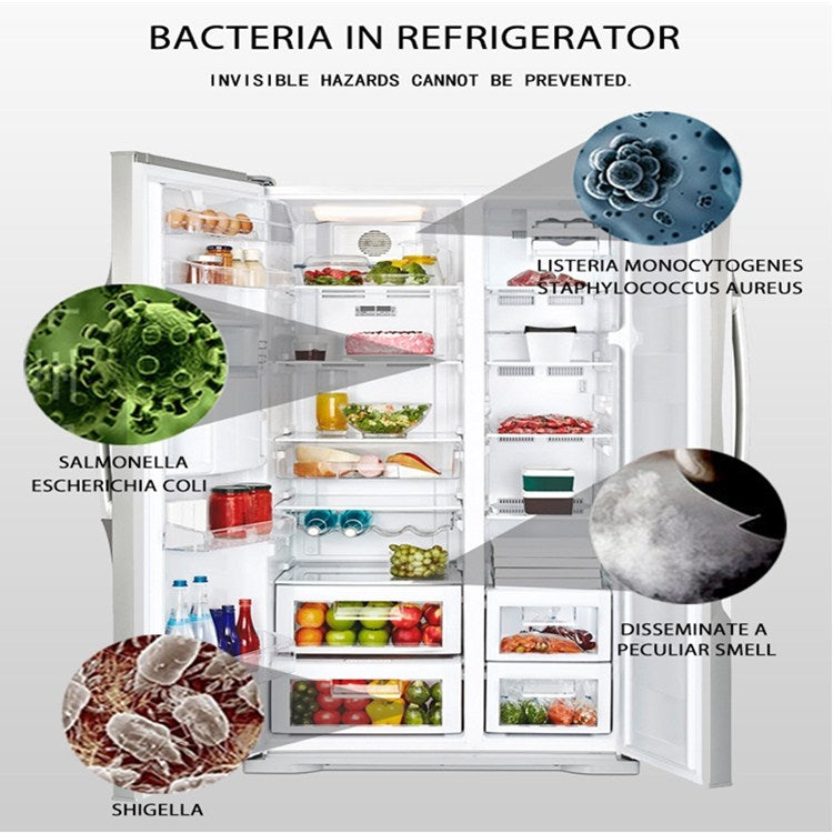 ZC-168 Refrigerator Car Active Oxygen  Ozone Disinfection Sterilization Deodorization Purification Mini Air Purifier - free shipping - PMC TechLife - Order now!
