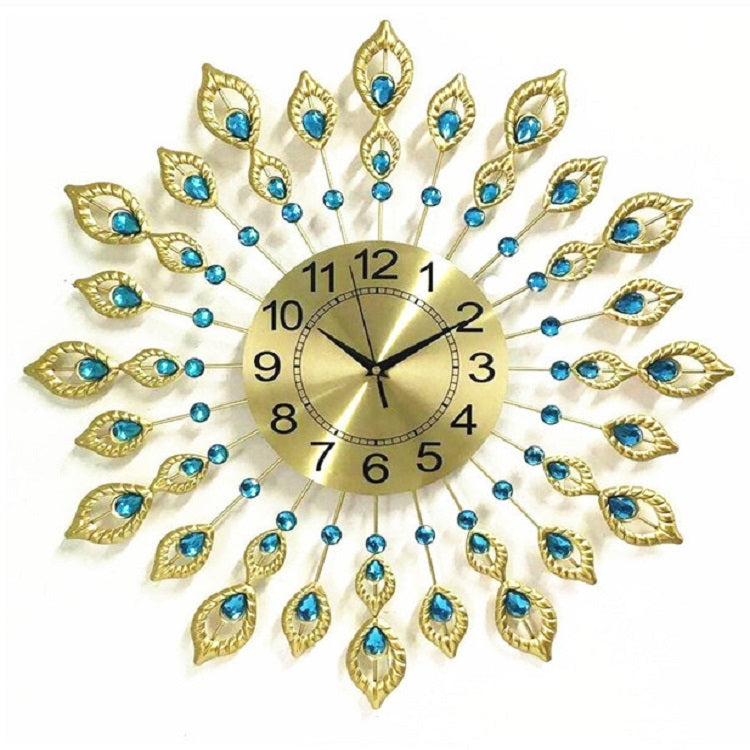 Creative Peacock Wall Clock Personality Mute Living Room Decoration Clock, Size:60 cm(Gold) - Wall Clock by PMc TechLife | Online Shopping South Africa | PMc TechLife | Buy Now Pay Later Mobicred