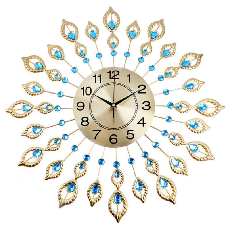 Creative Peacock Wall Clock Personality Mute Living Room Decoration Clock, Size:60 cm(Gold) - Wall Clock by PMc TechLife | Online Shopping South Africa | PMc TechLife | Buy Now Pay Later Mobicred