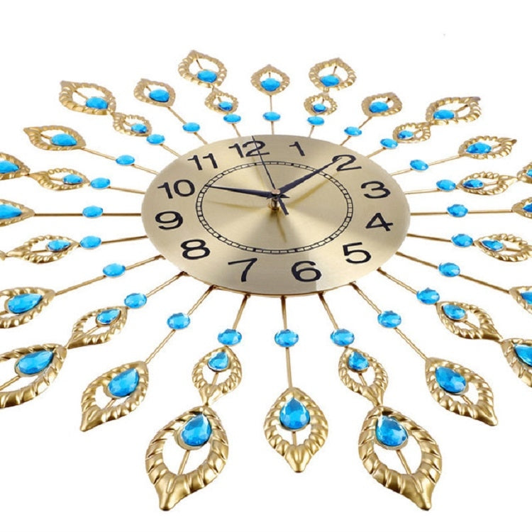 Creative Peacock Wall Clock Personality Mute Living Room Decoration Clock, Size:60 cm(Gold) - Wall Clock by PMc TechLife | Online Shopping South Africa | PMc TechLife | Buy Now Pay Later Mobicred
