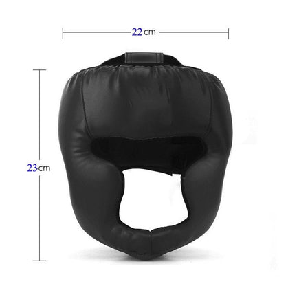 WSD001 Adjustable Adult Fighting Training Helmet Boxing Protective Gear(Black) - Sports Safety by PMC Jewellery | Online Shopping South Africa | PMC Jewellery