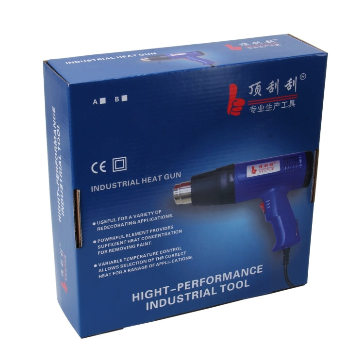 DINGGUAGUA 1800W Industrial Heavy Duty Professional Adjustable Temperature Heat Air Gun Tool (EU Plug) - Heat Guns by PMC TechLife | Online Shopping South Africa | PMC TechLife | Buy Now Pay Later Mobicred