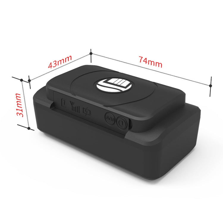 TK202A 2G Car Truck Vehicle Tracking GSM GPRS GPS Tracker Support AGPS, Battery Capacity: 6500MA - Car Tracker by PMC TechLife | Online Shopping South Africa | PMC TechLife