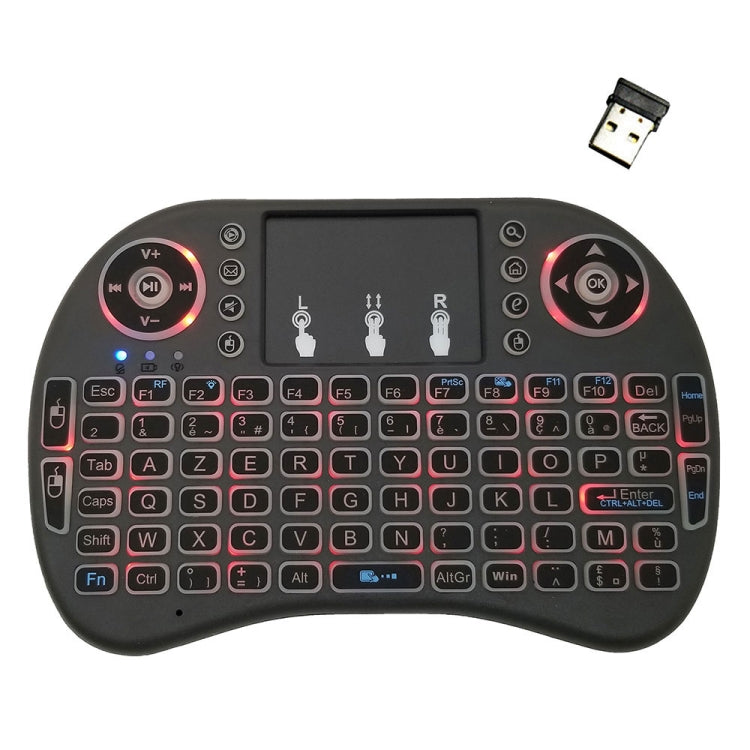 Support Language: French i8 Air Mouse Wireless Backlit Keyboard with Touchpad for Android TV Box & Smart TV & PC Tablet & Xbox360 & PS3 & HTPC/IPTV - MINI PC Accessories & Gadgets by PMC TechLife | Online Shopping South Africa | PMC TechLife | Buy Now Pay Later Mobicred