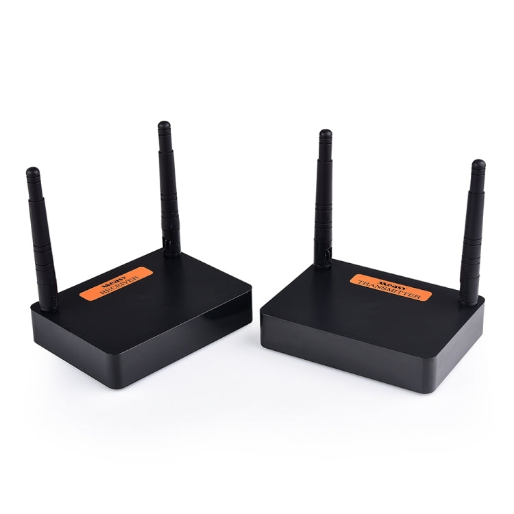 Measy FHD676 Full HD 1080P 3D 5-5.8GHz Wireless HDMI Transmitter (Transmitter + Receiver) Transmission Distance: 200m, Specifications:UK Plug - Set Top Box & Accessories by Measy | Online Shopping South Africa | PMC Jewellery | Buy Now Pay Later Mobicred