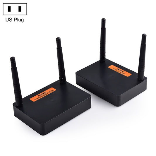 Measy FHD676 Full HD 1080P 3D 5-5.8GHz Wireless HDMI Transmitter (Transmitter + Receiver) Transmission Distance: 200m, Specifications:US Plug - Set Top Box & Accessories by Measy | Online Shopping South Africa | PMC Jewellery | Buy Now Pay Later Mobicred