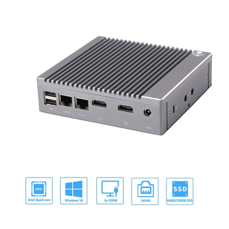 K660S Windows and Linux System Mini PC, Intel Celeron Processor N2840 Quad-Core 1.83- 2.25GHz, 8GB RAM + 128GB SSD, US Plug - Windows Mini PCs by PMc TechLife | Online Shopping South Africa | PMc TechLife | Buy Now Pay Later Mobicred