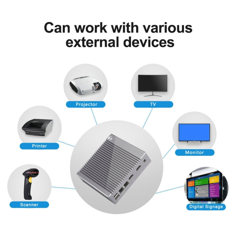 K660S Windows and Linux System Mini PC, Intel Celeron Processor N2840 Quad-Core 1.83- 2.25GHz, 8GB RAM + 128GB SSD, US Plug - Windows Mini PCs by PMc TechLife | Online Shopping South Africa | PMc TechLife | Buy Now Pay Later Mobicred