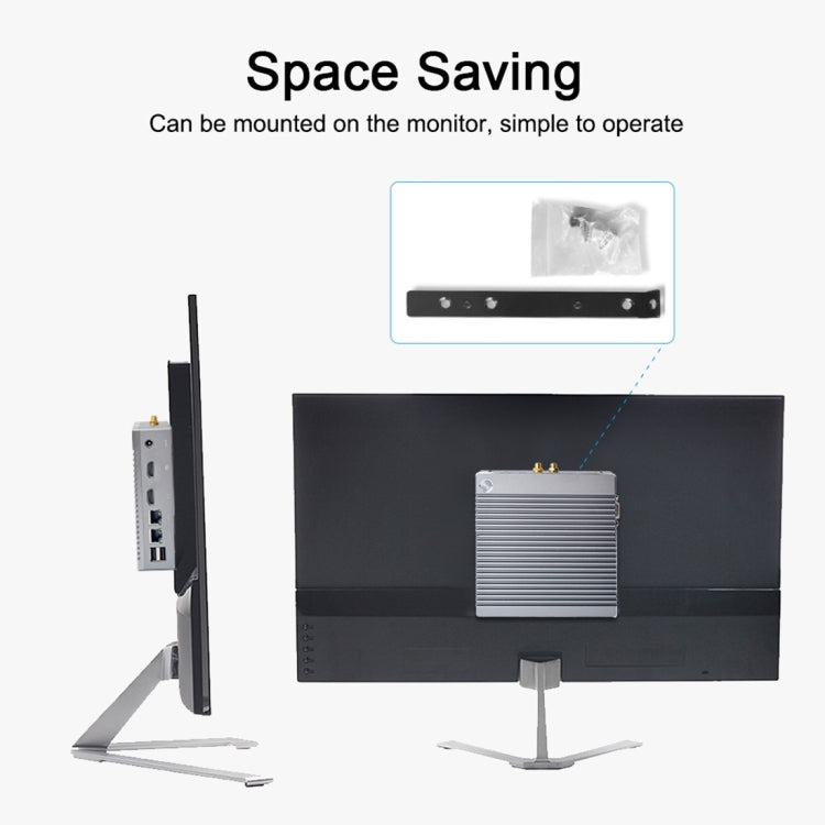 K660S Windows and Linux System Mini PC, Intel Celeron Processor N2840 Quad-Core 1.83- 2.25GHz, 8GB RAM + 128GB SSD, US Plug - Windows Mini PCs by PMc TechLife | Online Shopping South Africa | PMc TechLife | Buy Now Pay Later Mobicred