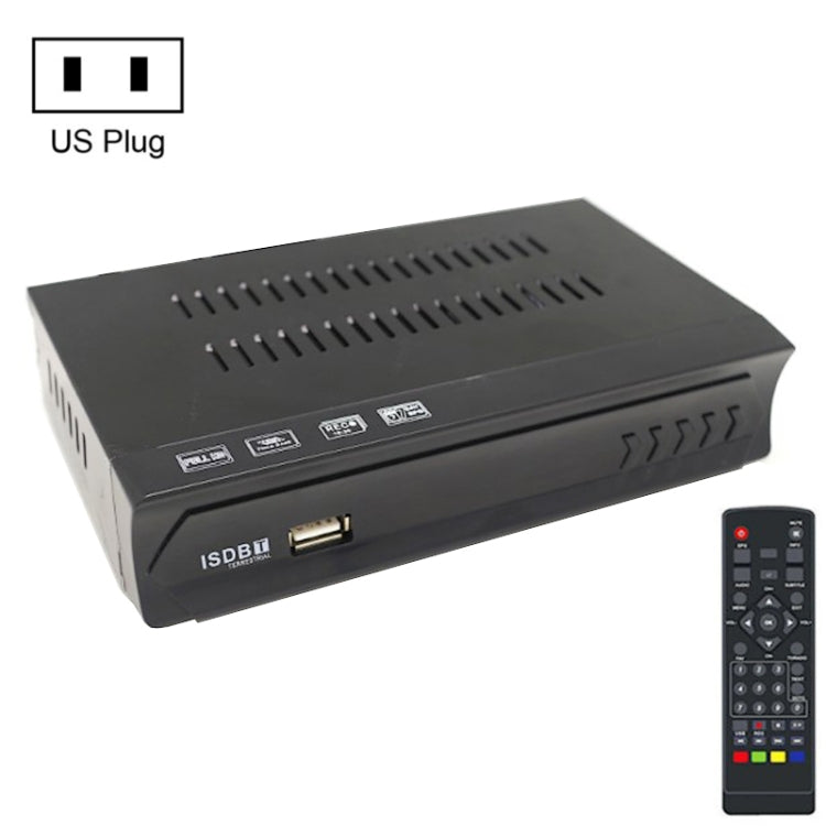 ISDB-T Satellite TV Receiver Set Top Box with Remote Control, For South America, Philippine(US Plug) - DVB-T & Analog Solutions by PMC TechLife | Online Shopping South Africa | PMC TechLife | Buy Now Pay Later Mobicred